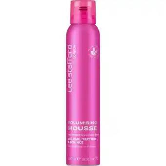 Etos Lee Stafford Volumising Mousse 200 ML aanbieding