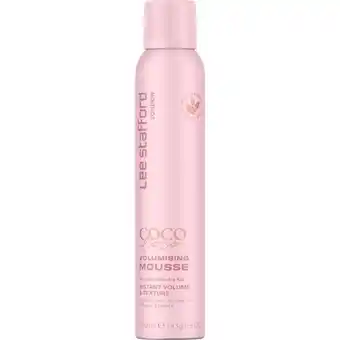 Etos Lee Stafford CoCo LoCo & Agave Volumising Mousse 200 ML aanbieding