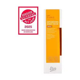 Etos Etos Q10 Energy Replenishing Night Cream Refill 50 ML aanbieding