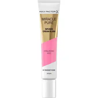 Etos Max Factor Miracle Pure Blush 001 Radiant Rose aanbieding
