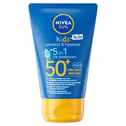 Etos NIVEA SUN Kids Pocket Size Zonnebrand SPF 50+ 50 ML aanbieding
