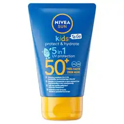 Etos NIVEA SUN Kids Pocket Size Zonnebrand SPF 50+ 50 ML aanbieding