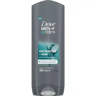 Etos Dove Men + Care Showergel Eucalyptus + Mint 250 ML aanbieding