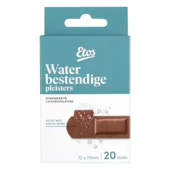 Etos Etos waterresistant pleister donker 20st aanbieding