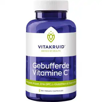 Etos Vitakruid Gebufferde Vitamine C - 90 vegan capsules aanbieding