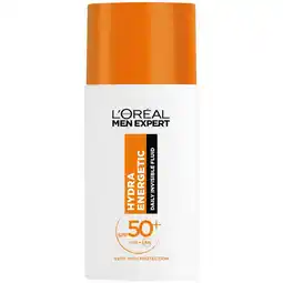 Etos L'Oréal Men Expert Hydra Energetic Daily UV Fluid PSF50+ met Vitamine C 50ML aanbieding