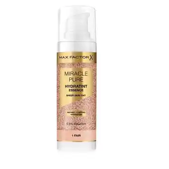Etos Max Factor Miracle Pure Hydratint Essence Foundation 01 Fair aanbieding