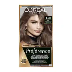 Etos L'Oréal Paris Préférence 6.21 Zurich Zeer Licht Koel Bruin Haarkleuring aanbieding