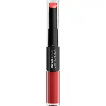 Etos L'Oréal Paris Infaillible Lipstick 24H 2-Steps 435 Fearless Corail aanbieding