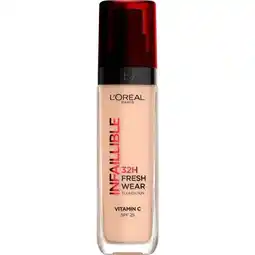 Etos L'Oréal Paris Infaillible 32HR Fresh Wear 132 Reno Foundation met SPF25 30ML aanbieding