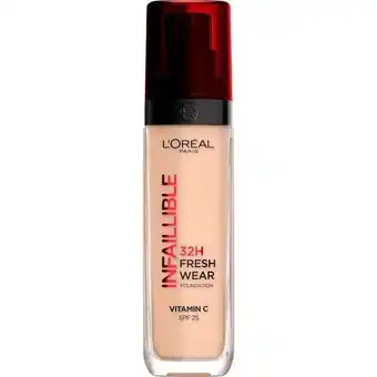 Etos L'Oréal Paris Infaillible 32HR Fresh Wear 132 Reno Foundation met SPF25 30ML aanbieding