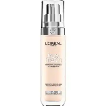 Etos L'Oréal Paris True Match Foundation 0.5.N Porcelain SPF16 aanbieding