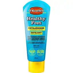 Etos O'Keeffe'S Healthy Feet Exfolierende Vochtinbrengende voetcreme 80 ML aanbieding