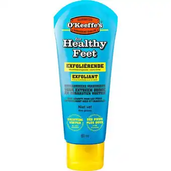 Etos O'Keeffe'S Healthy Feet Exfolierende Vochtinbrengende voetcreme 80 ML aanbieding