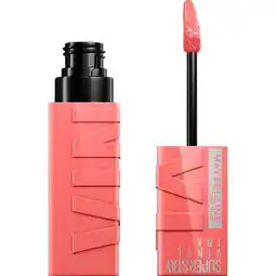 Etos Maybelline New York SuperStay Vinyl Ink Lipstick 100 Charmed 4,2 ML aanbieding