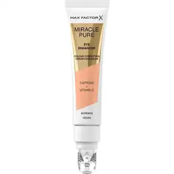 Etos Max Factor Miracle Pure Eye Enhancer Concealer 03 Peach aanbieding