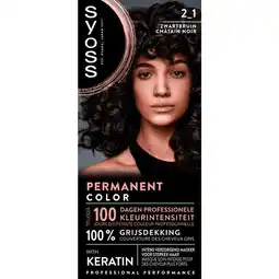 Etos Syoss Haarverf 2-1 Zwartbruin aanbieding