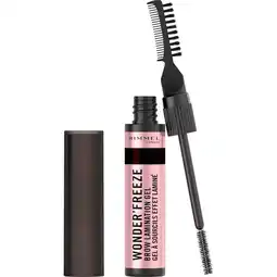 Etos Rimmel London Wonder'freeze Wenkbrauwgel 004 Deep Brown 6 G aanbieding