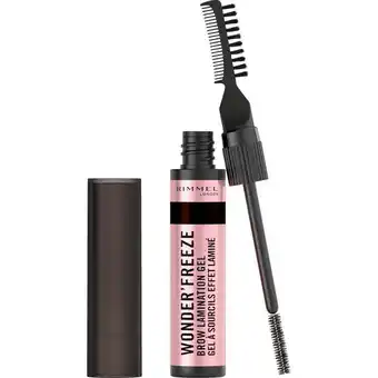 Etos Rimmel London Wonder'freeze Wenkbrauwgel 004 Deep Brown 6 G aanbieding
