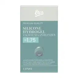 Etos Etos Silicone Hydrogel Zachte Maandlenzen -1.75 3st aanbieding