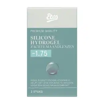 Etos Etos Silicone Hydrogel Zachte Maandlenzen -1.75 3st aanbieding