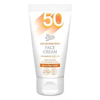 Etos Etos Zonnebrand Gezicht SPF50 Gevoelige Huid 50 ML aanbieding
