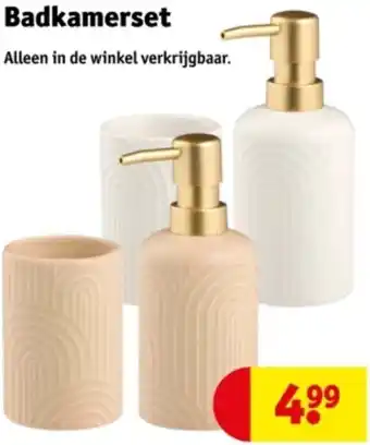 Kruidvat Badkamerset aanbieding