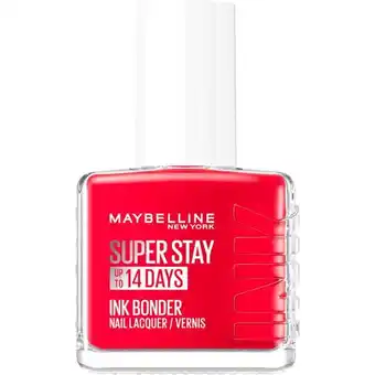 Etos Maybelline New York Superstay Ink Bonder Nagellak 8 Passionate Red aanbieding