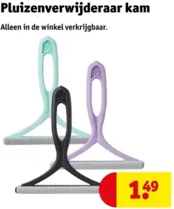 Kruidvat Pluizenverwijderaar kam aanbieding