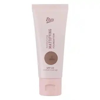 Etos Etos Moisturizing Mattifying Foundation SPF 20 11 Mocha aanbieding