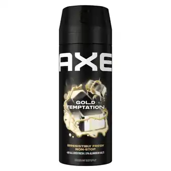 Etos Axe Gold Temptation Deodorant Body Spray 150 ML aanbieding