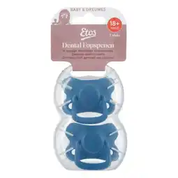 Etos Etos Fopspenen In Steriliseerdoosje 18+ Maanden Assorti aanbieding