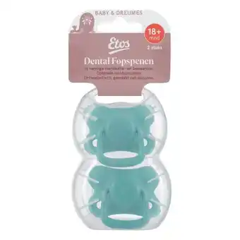 Etos Etos Fopspenen 18+ Maanden Groen 2 stuks aanbieding