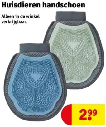 Kruidvat Huisdieren handschoen aanbieding