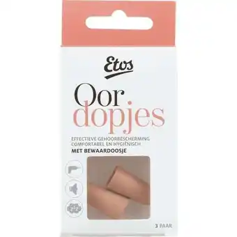 Etos Etos oordopjes voor hoge geluidsdemping aanbieding