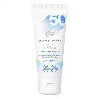 Etos Etos Ski Face Cream Zonnebrand SPF50 Gevoelige Huid aanbieding