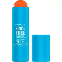 Etos Rimmel Kind & Free Clean Multi-Stick 004 Tangerine Dream aanbieding