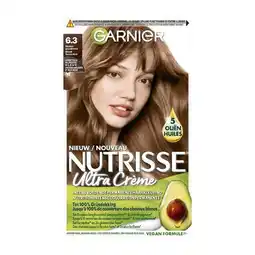 Etos Garnier Nutrisse Crème 6.3 Donker Goudblond Haarverf aanbieding