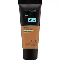 Etos Maybelline New York Fit Me Matte + Poreless Foundation 348 Golden Almond aanbieding