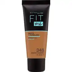 Etos Maybelline New York Fit Me Matte + Poreless Foundation 348 Golden Almond aanbieding