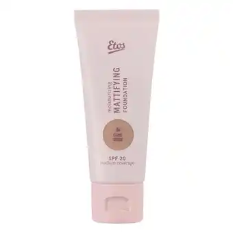 Etos Etos Moisturizing Mattifying Foundation SPF 20 06 Cool Beige aanbieding