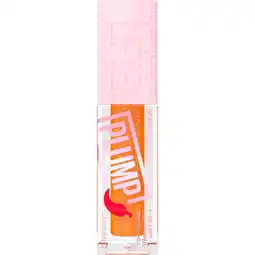 Etos Lip Plumper Maybelline Lifter Plump Lipgloss - Oranje - Hot Honey aanbieding