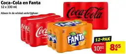 Kruidvat Coca-Cola en Fanta aanbieding