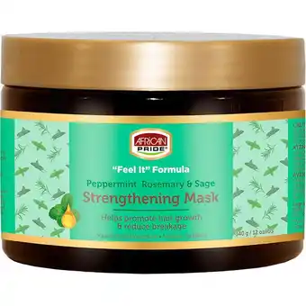 Etos African Pride Peppermint, Rosemary en Sage Versterkend Masker aanbieding