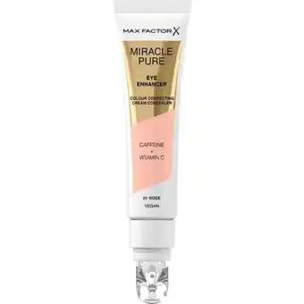 Etos Max Factor Miracle Pure Eye enhancer concealer 01 Rose aanbieding