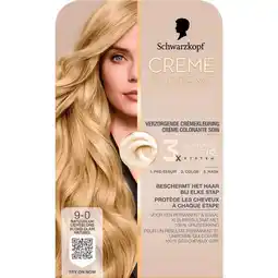 Etos Schwarzkopf Creme Supreme Haarkleuring 9-0 Natuurlijk Lichtblond aanbieding
