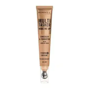 Etos Rimmel Multi-Tasker Wake Me Up Concealer en Foundation 050 Sand aanbieding