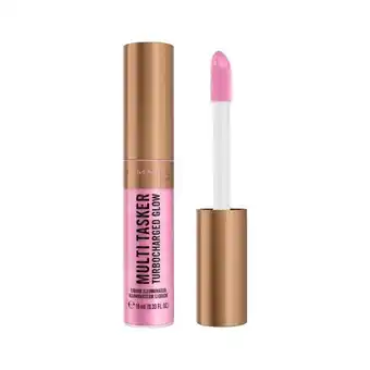 Etos Rimmel London Multitasker Turbocharged Glow Liquid Illuminator Blush - Roze - 001 Not a Basic B aanbieding
