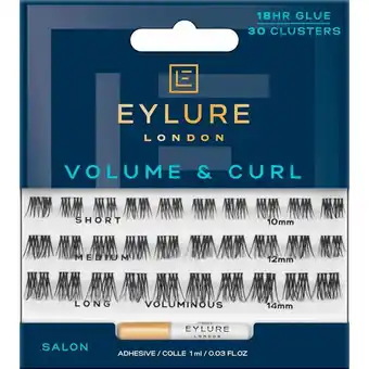 Etos Eylure Volume & Curl Voluminous Wimper Clusters aanbieding