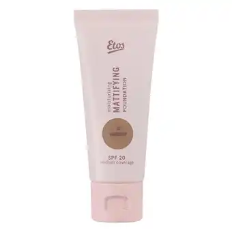 Etos Etos Moisturizing Mattifying Foundation SPF 20 10 Hazelnut aanbieding